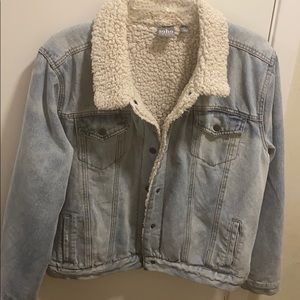 NY&co - Jean jacket lined w/Sherpa